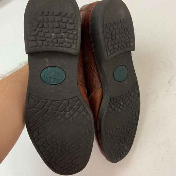 H.S. Trask Mens Leather Oxfords Brown Shoes - Picture 7 of 8